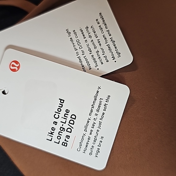 NWT Lululemon Like a Cloud Longline Bra Light Support, D/DD Cup - Picture 8 of 10